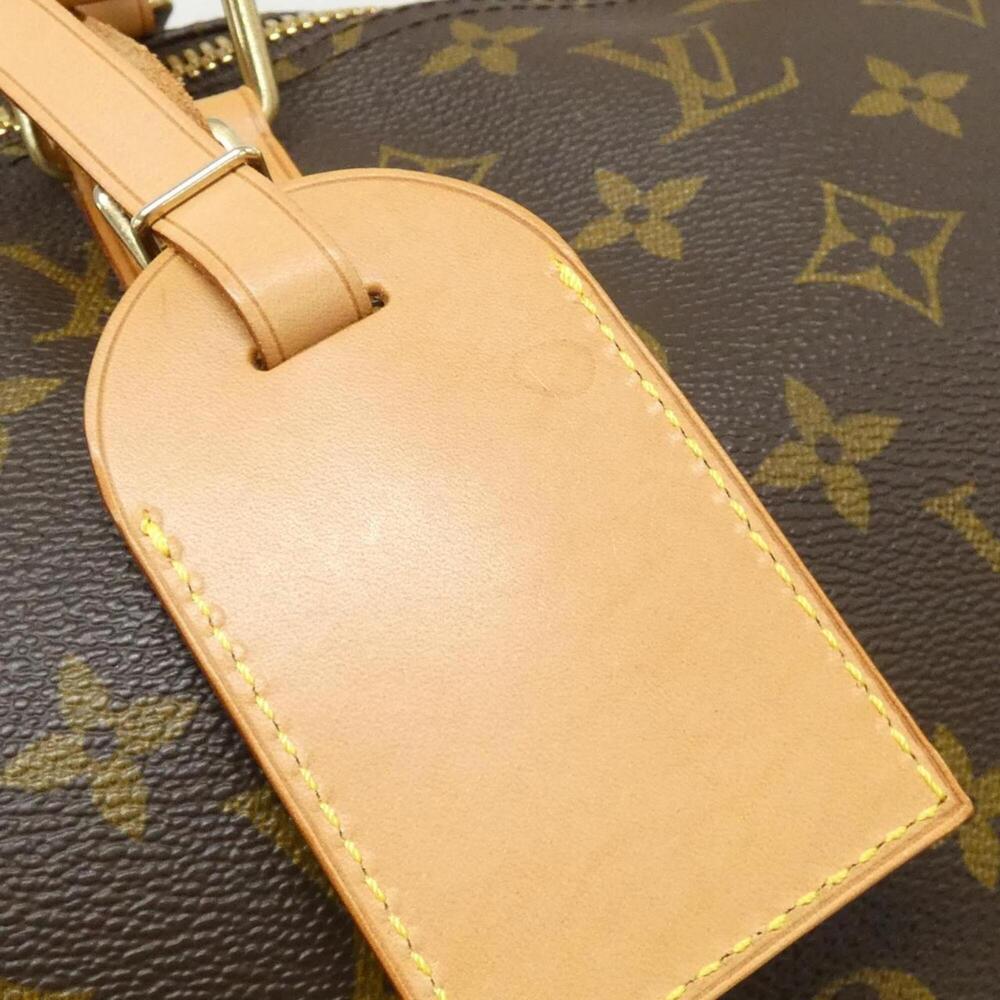 LOUIS VUITTON Brown Monogram Keepall 55 Boston Bag - Picture 6 of 10